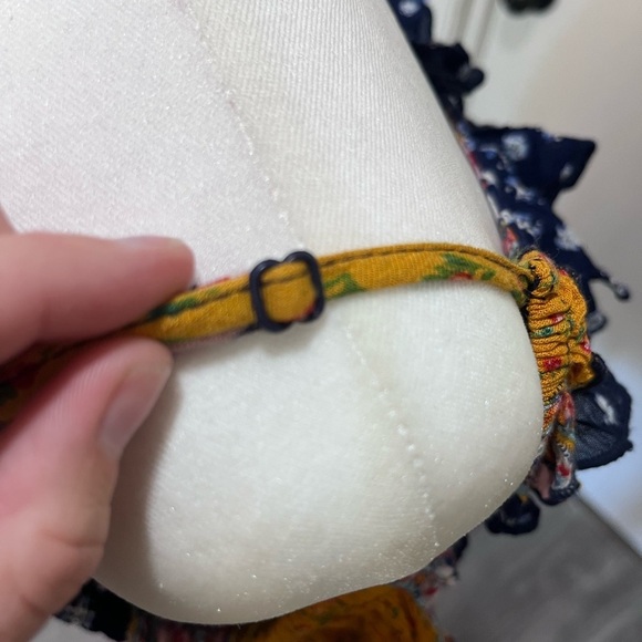 Boho Patchwork Mini Dress XS/S — Patriots of Peace - Picture 4 of 7